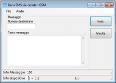 Invia Sms dal computer snapshot